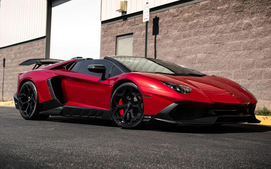 Lamborghini Aventador LP750-4 Superveloce Roadster by Designo Motoring on Vossen Wheels (NV1) '2019